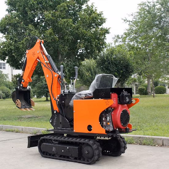 Bom serviço rastreador especial 15t retroescavadeira rebocável máquinas de construção mini escavadeira de esteiras de borracha